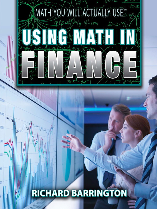 Title details for Using Math in Finance by Richard Barrington - Available